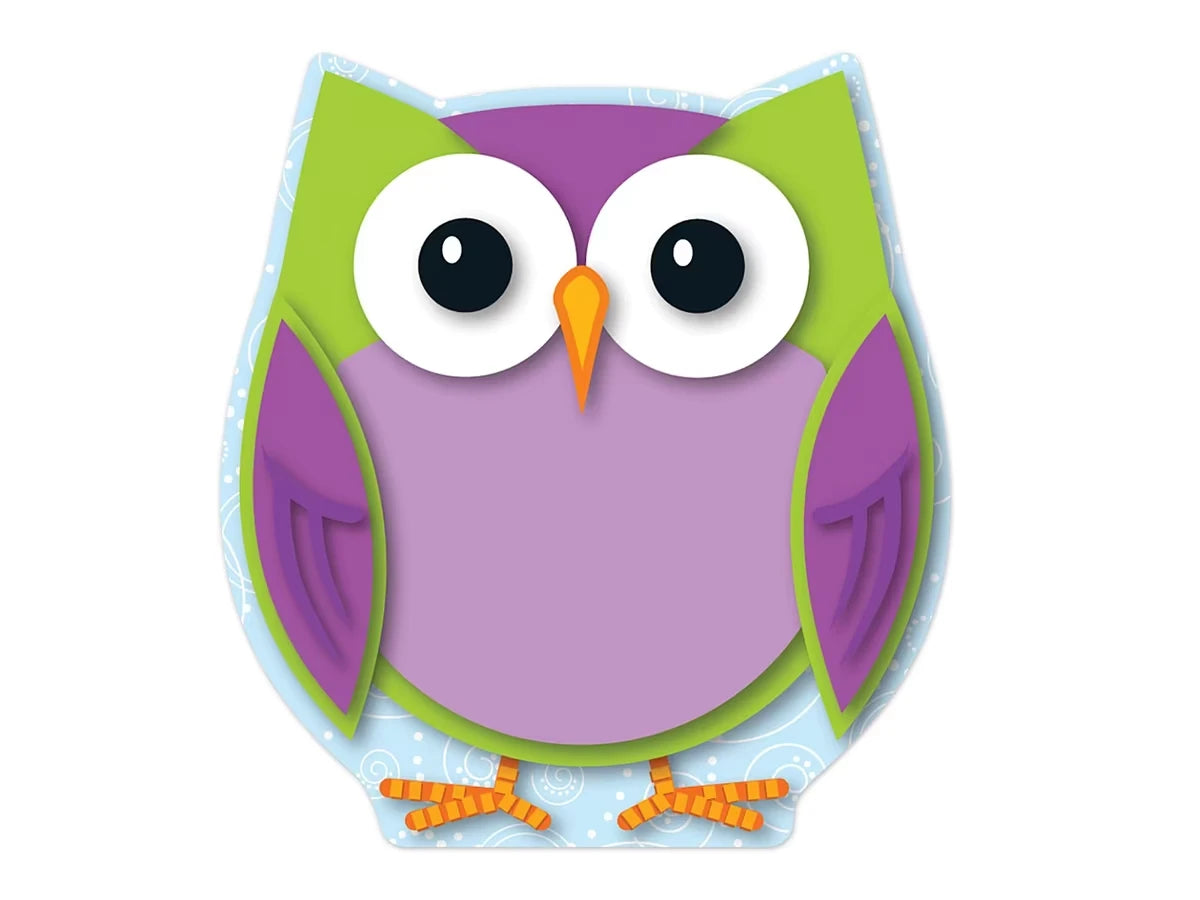 Colorful Owl Double-Sided Mini Accents - US 3340