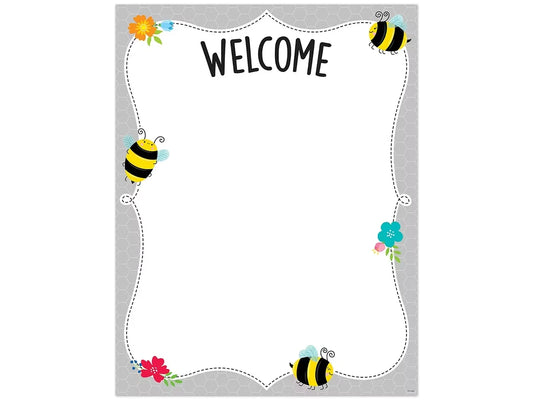 Busy Bees Welcome Poster - US 5984