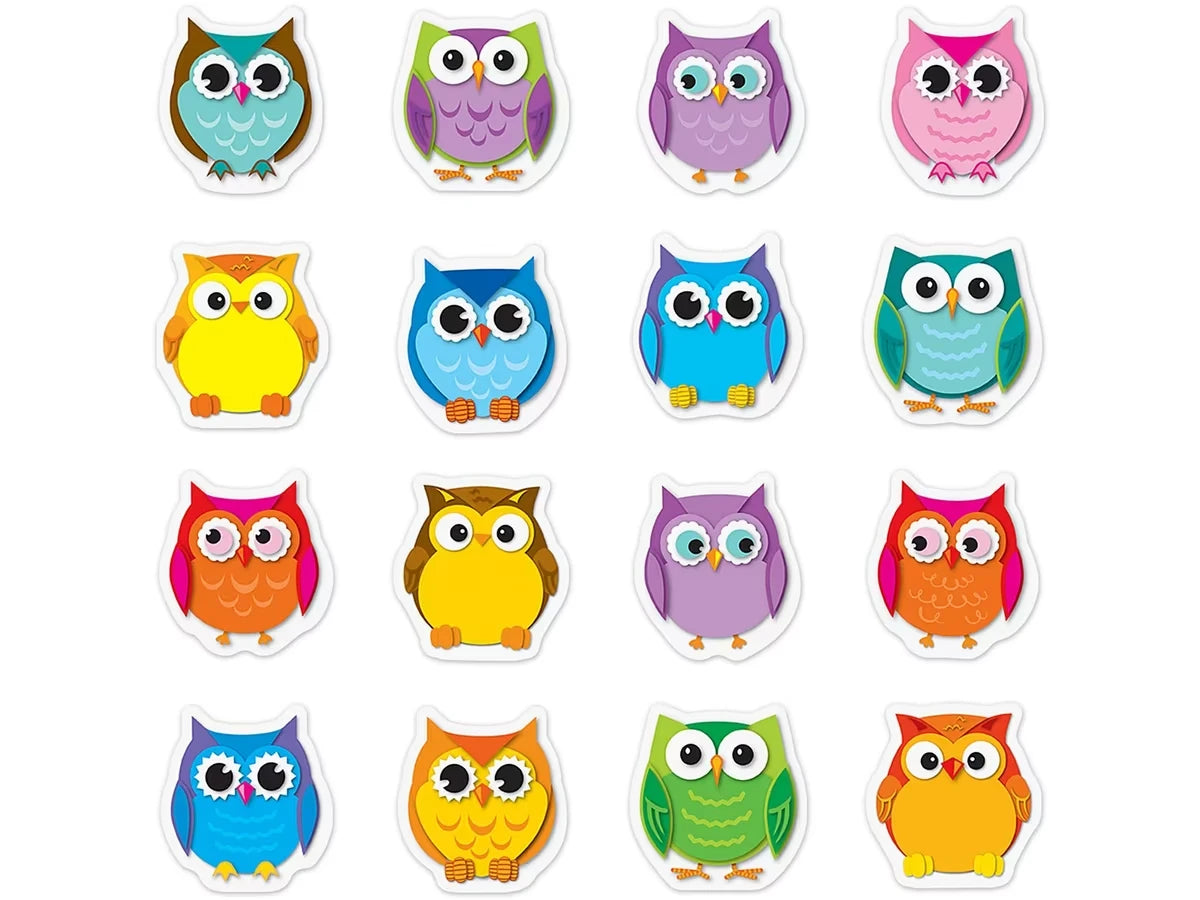 Colorful Owl Mini Accents - US 9067