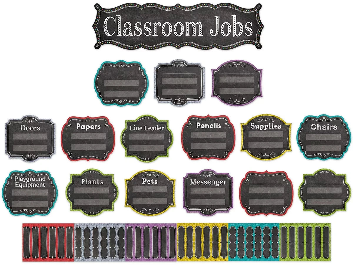 Chalk It Up! Classroom Jobs Bulletin Board Set - US 6515
