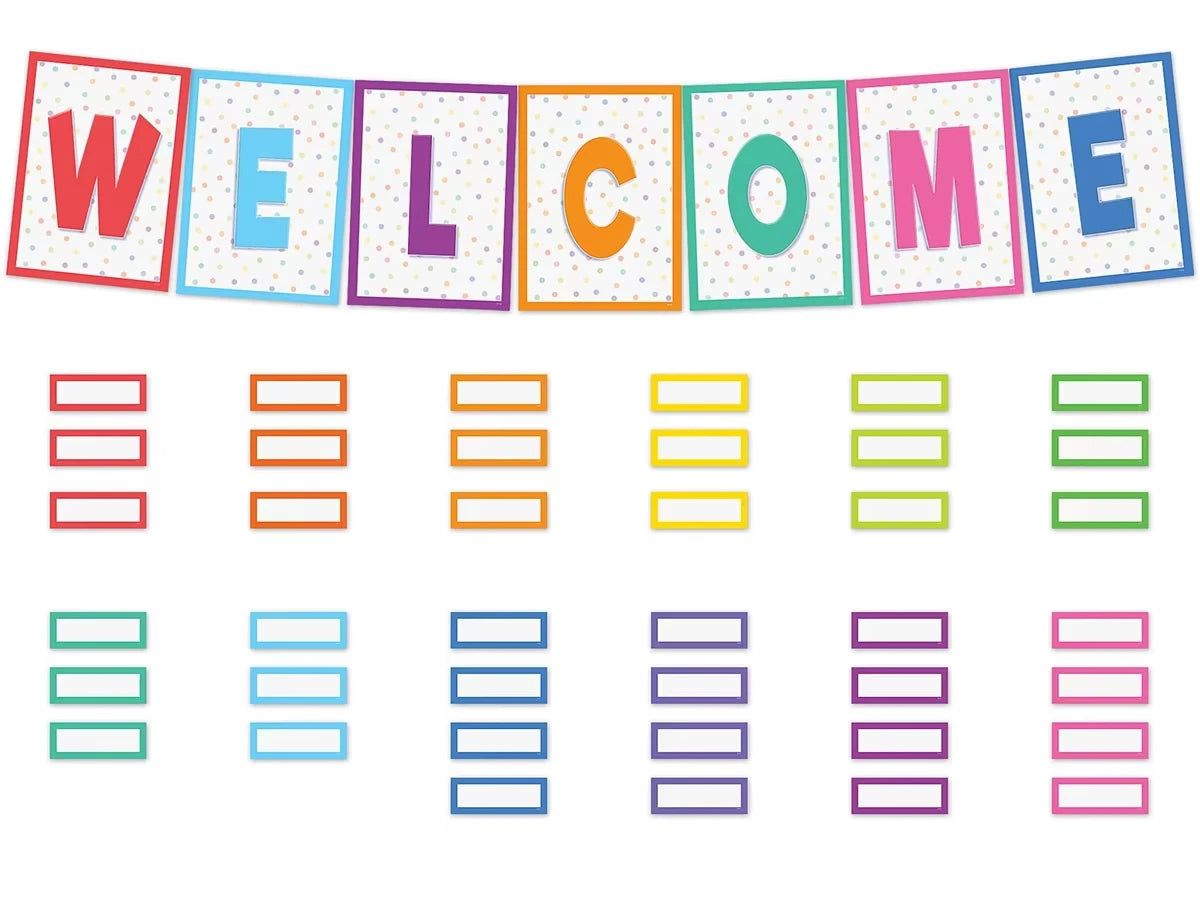 Colorful Welcome Bulletin Board Set - US 9566