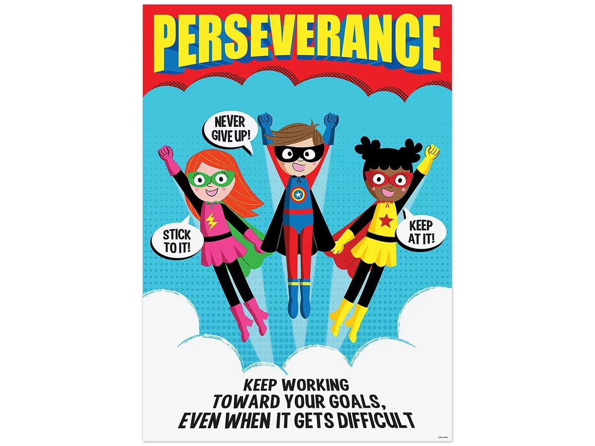 Superhero Perseverance Poster - US 3117