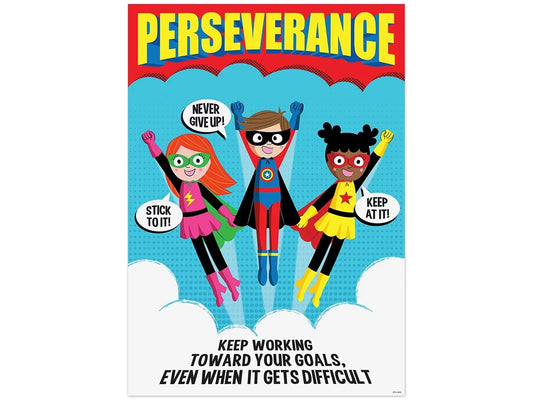 Superhero Perseverance Poster - US 3117
