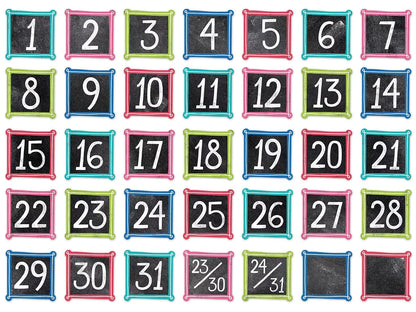 Chalk It Up! Calendar Mini Accents - US 4357