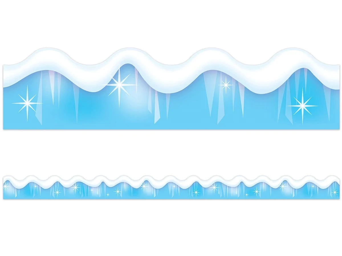 Snow & Ice Scalloped Border - US 9235
