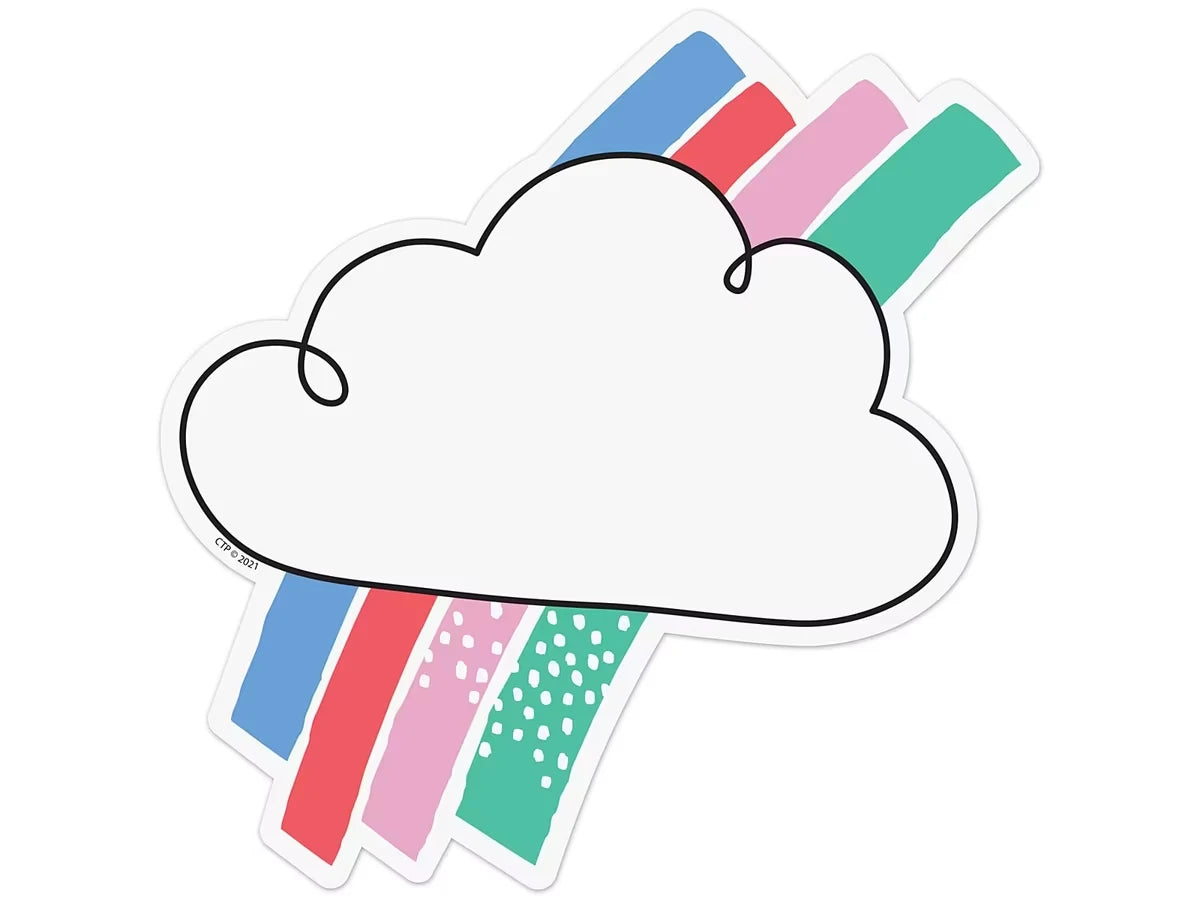 Rainbow Doodles Cloud Accents - US 7129