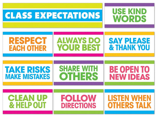 Classroom Expectations Bulletin Board Set - US 9794