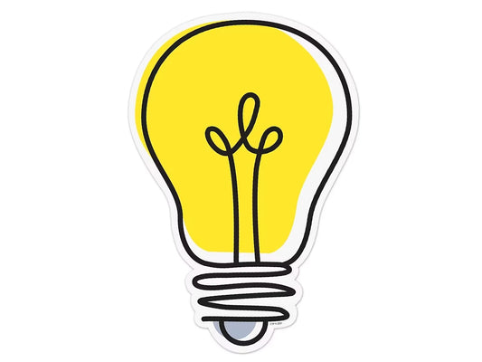 Doodle Light Bulb Accents - US 1315