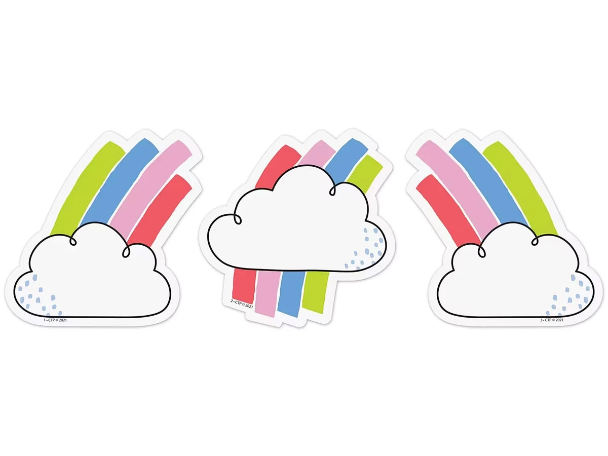 Rainbow Doodles Cloud Mini Accents - US 5843