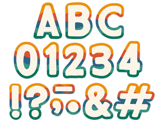 Adventurer 3 3/4" Punch-Out Letters - US 2055