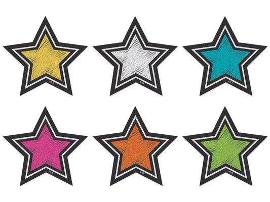 Chalkboard Brights Star Mini Accents - US 9987