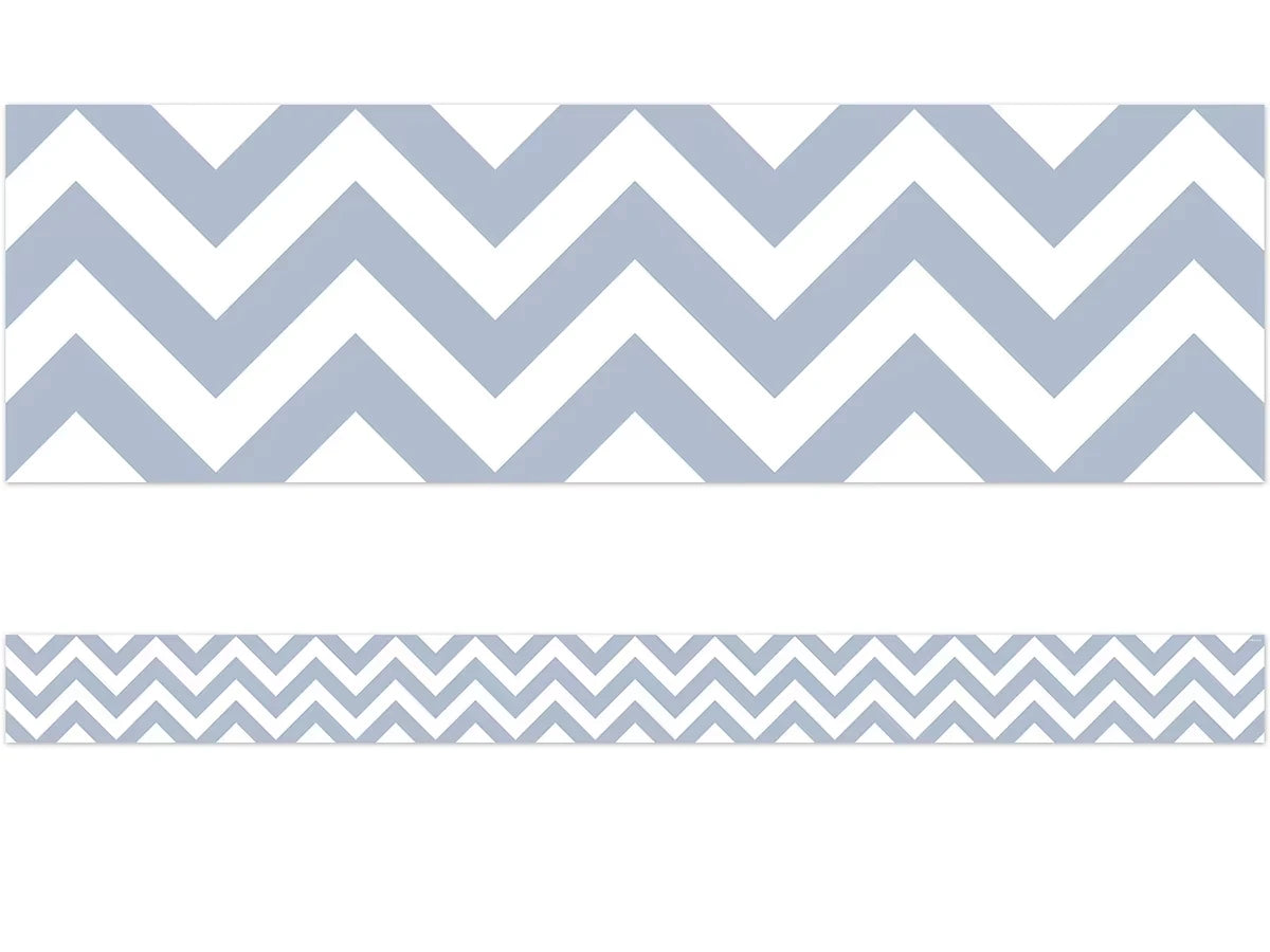 Slate Gray Chevron Border - US 3138