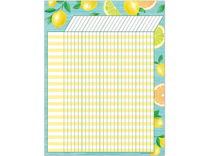 Lemon Zest Incentive Chart - US 4369