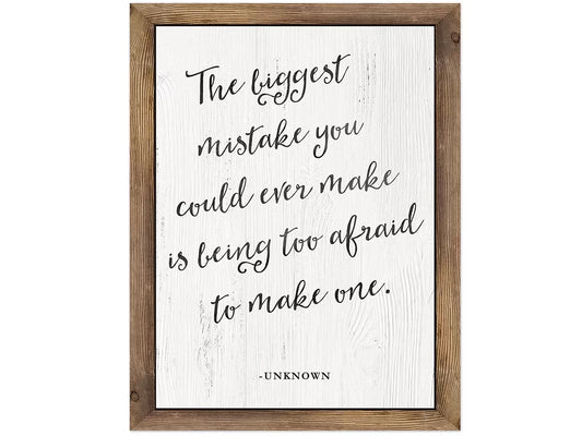 Industrial Chic the Biggest Mistake You Could Ever Make… Poster - US 4721