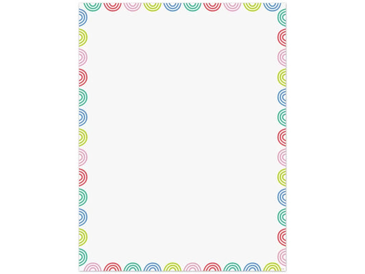 Rainbow Doodles Blank Poster - US 1350