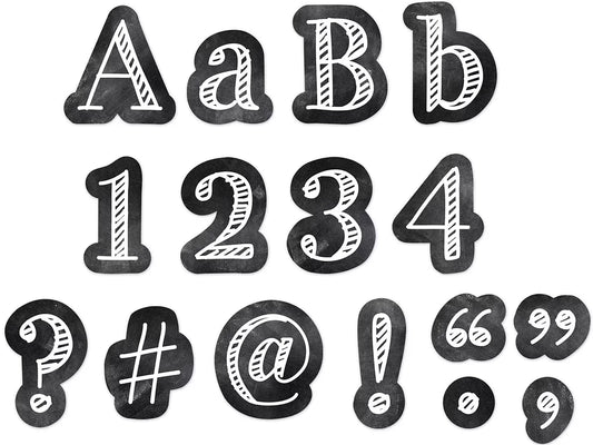 Chalk It Up! 4" Punch-Out Letters - US 2587