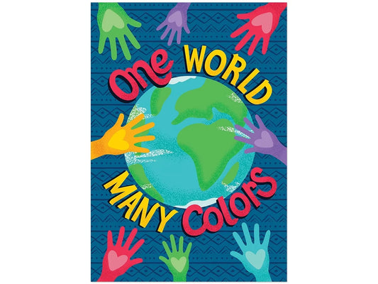 One World Many Colors Poster - US 6887