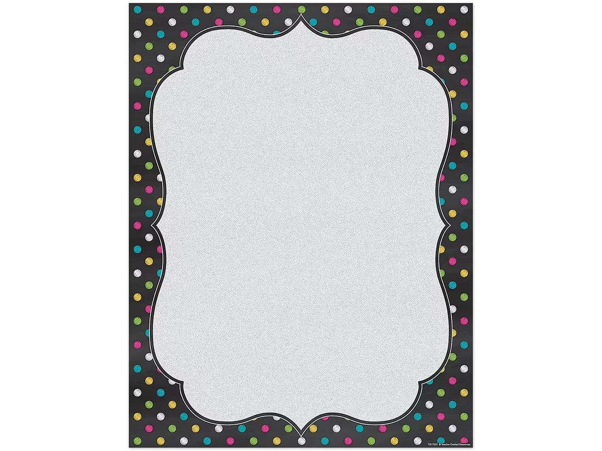 Chalkboard Brights Blank Poster - US 5296