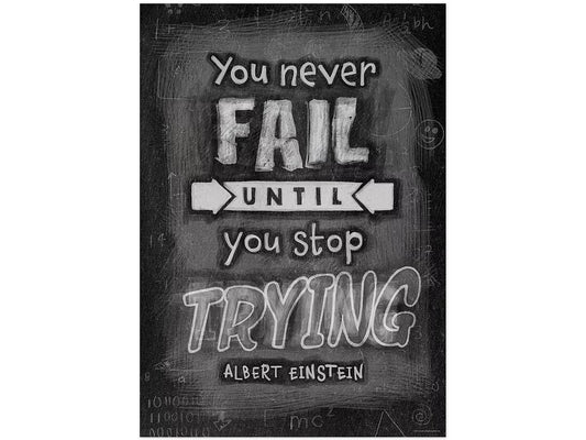 Chalk It Up! Never Fail Poster - US 1790