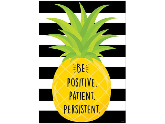 Palm Paradise Be Positive, Patient, Persistent Poster - US 9033