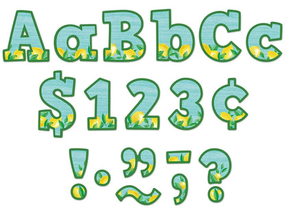 Lemon Zest 4" Punch-Out Letters - US 2628