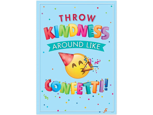 Emoji Fun Throw Kindness Around… Poster - US 2875