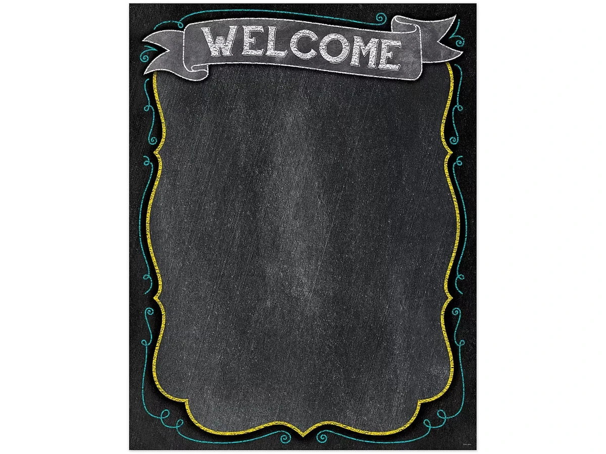 Chalk It Up! Welcome Poster - US 9391