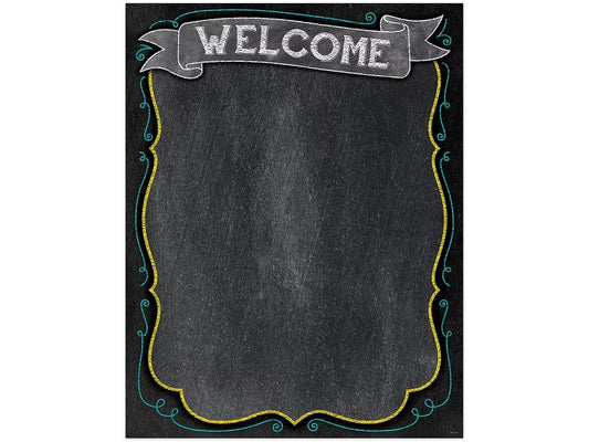 Chalk It Up! Welcome Poster - US 9391