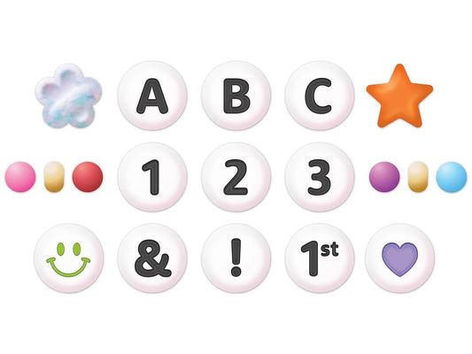 Friendship Beads 3 1/2" Punch-Out Letters - US 8498