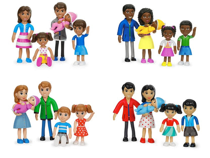 Lakeshore Pose & Play Families - Complete Set - US 5224