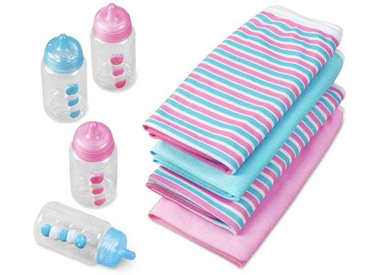 Baby Doll Blankets & Bottles - US 1053
