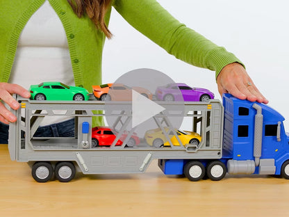 On the Move! Big Rig Car Carrier - US 3146