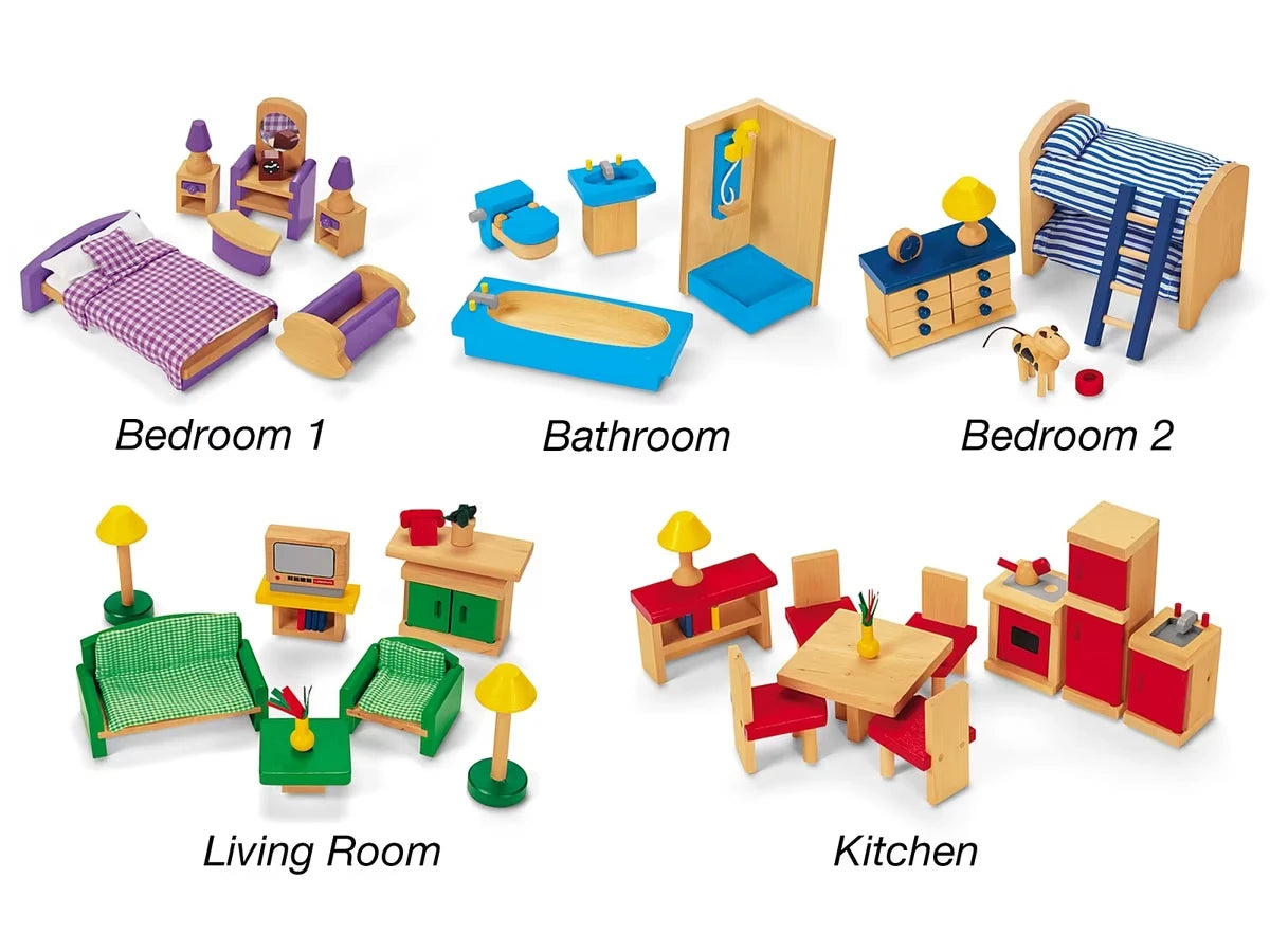 Play-All-Around Dollhouse Furniture - US 4991