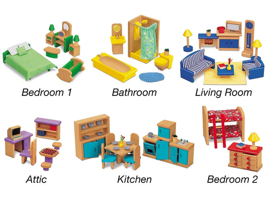 Classic Dollhouse Furniture - US 9664