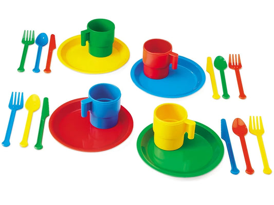 Indestructible Play Dishes - 4-Service Set - US 1873