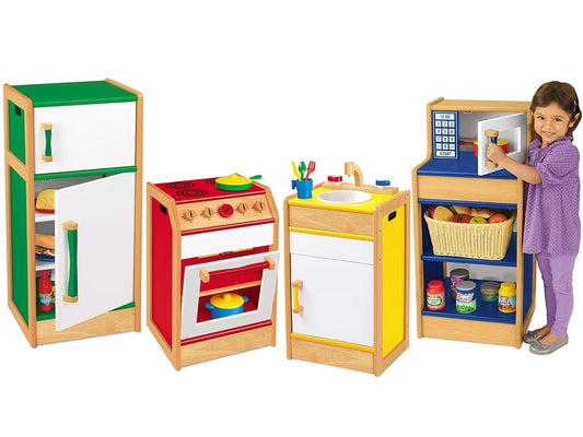 Pretend & Play Hardwood Kitchen Set - US 9818