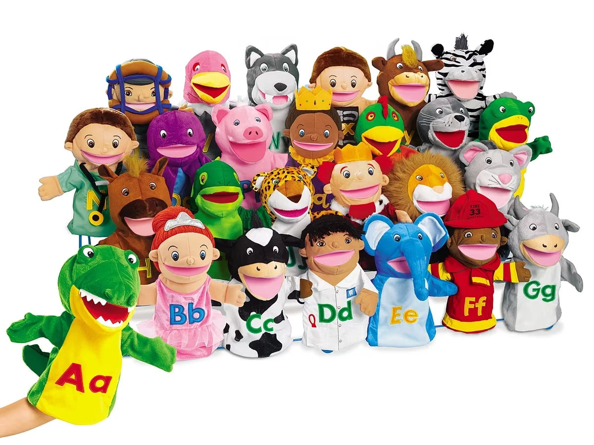Machine-Washable Alphabet Puppet Set - US 2896