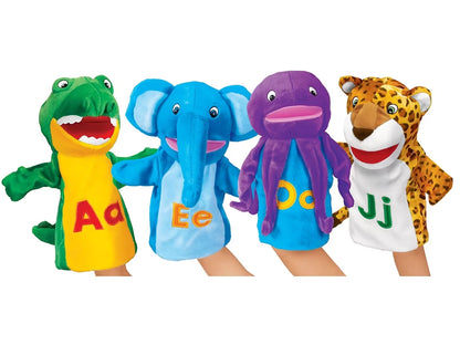 Machine-Washable Alphabet Puppet Set - US 2896