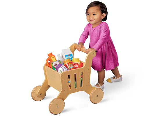 Little Shoppers! Wooden Walker - US 6055