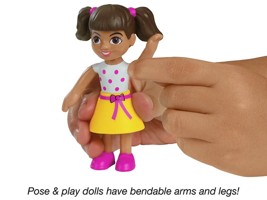 Lakeshore Pose & Play Dolls - Hispanic Family - US 3135