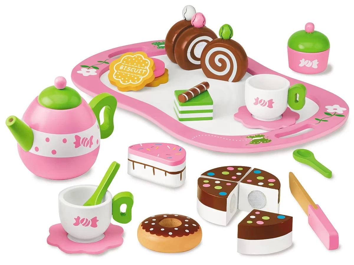 Classic Wooden Tea Set - US 7759