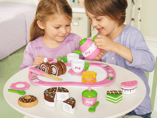 Classic Wooden Tea Set - US 7759
