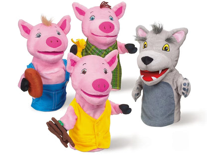 The Three Little Pigs Storytelling Puppet Set - US 7978