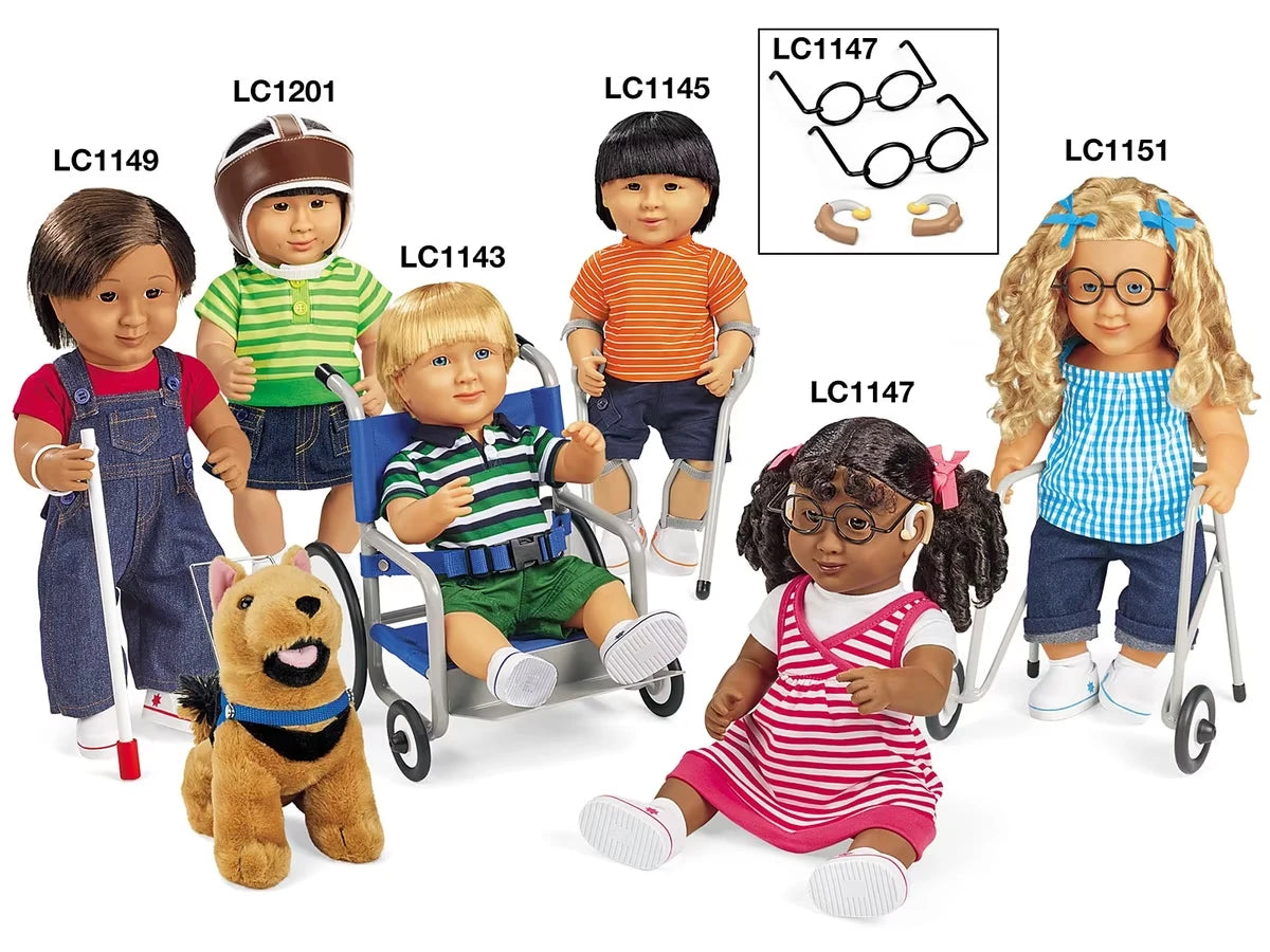 Adaptive Equipment for Dolls with Special Needs - Complete Set - US 2146