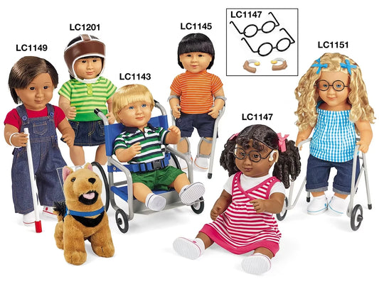 Adaptive Equipment for Dolls with Special Needs - Complete Set - US 2146