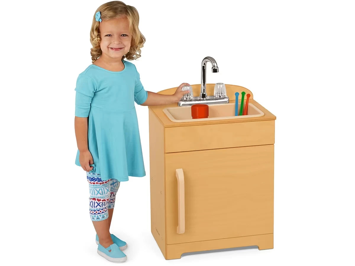 Toddler Hardwood Kitchen Sink - US 8926