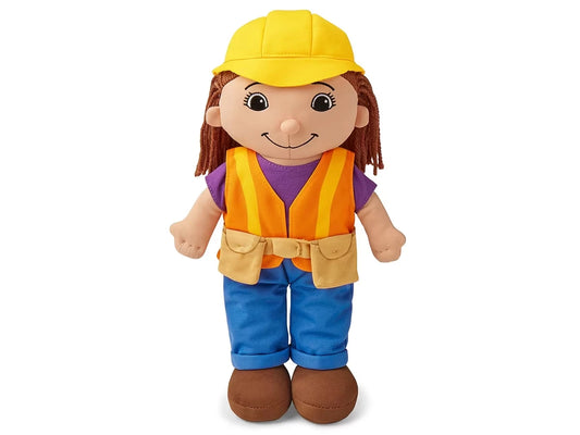 Construction Worker Washable Doll - US 4096