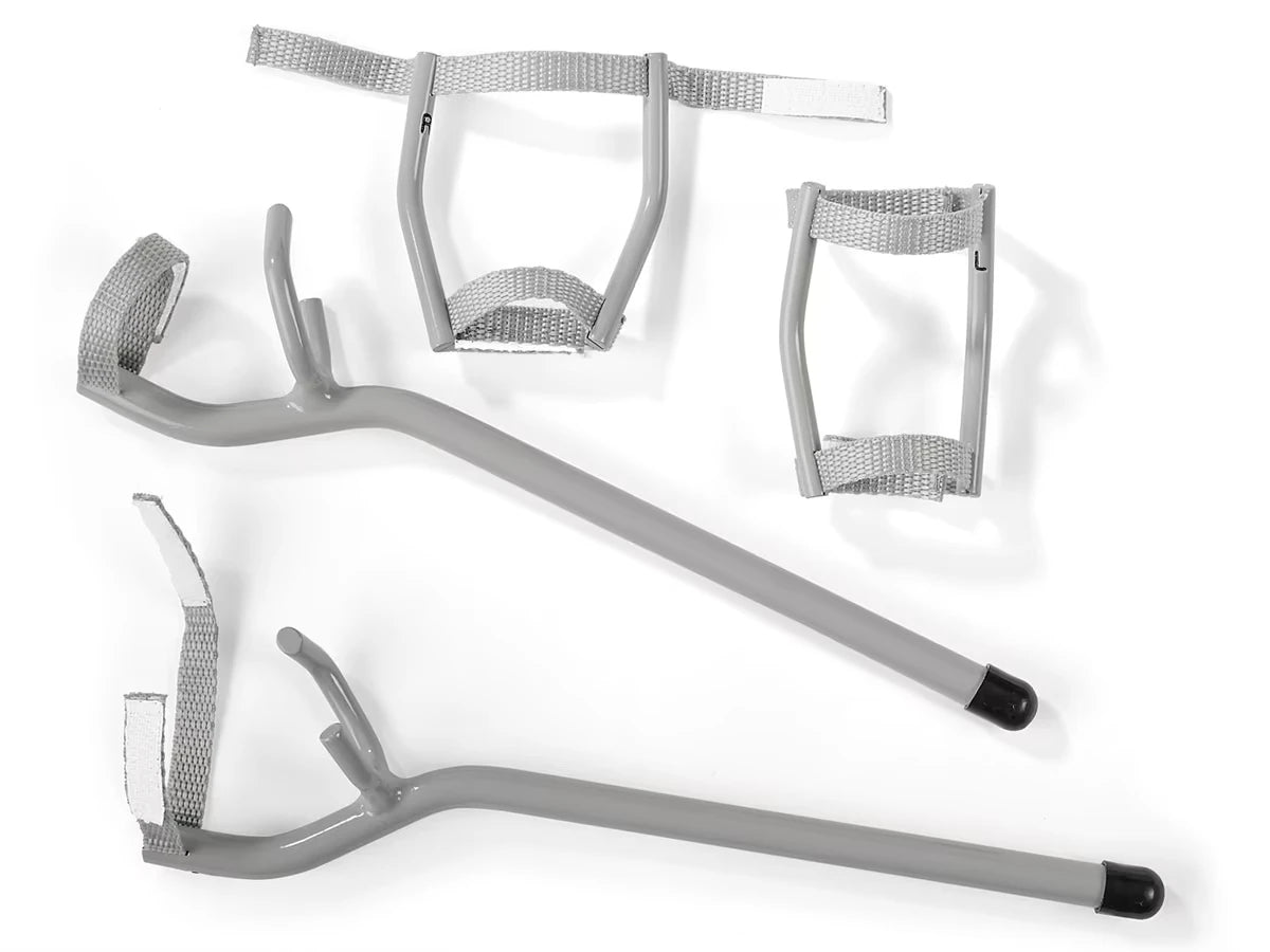 Two Leg Braces and Two Forearm Crutches - US 2165