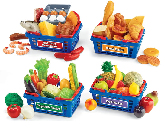 Let’s Go Shopping Food Baskets - Complete Set - US 4805