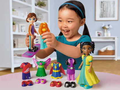 Magnetic Dress & Play Dolls - US 6021